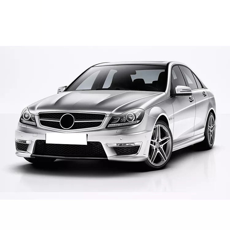 Front Bumper Grills Lamp Hood Rear Diffuser Exhoust W204 Black Series Car Kits C63 Body Kit upgrade For W204 C63 Amg