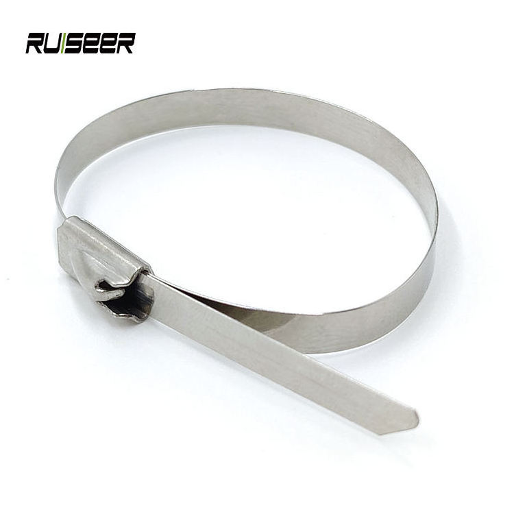 Cheap Durable Stainless Steel Lock Ties Self Locking Zip Tie Stainless Steel Cable Ties