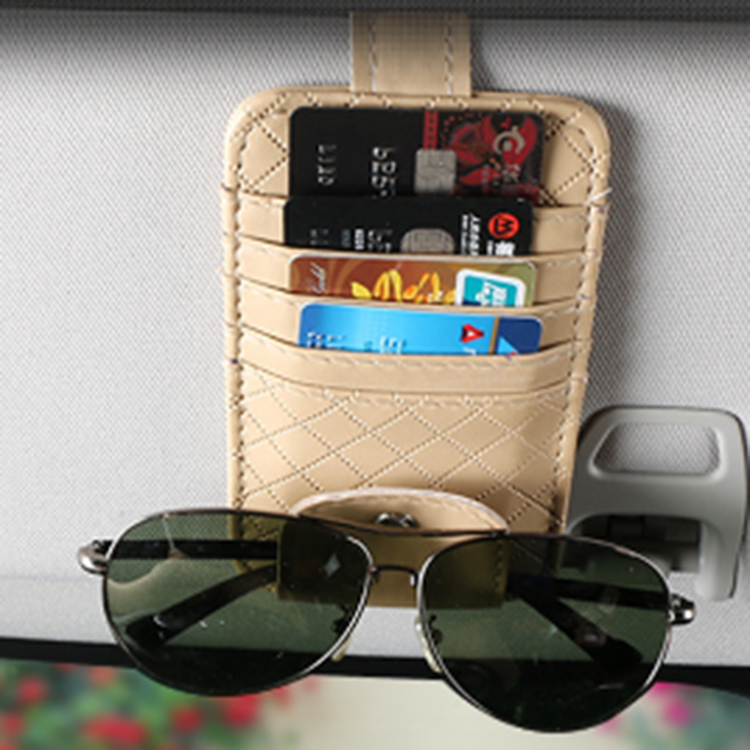 Sun Visor Car Organizer Auto Car Accessories Card Holder Tool Pouch Bag Card Storage Glasses Holder Cards Sun Visor Organizer