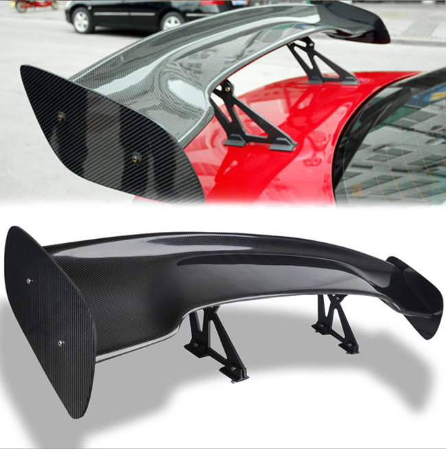 tail spoiler ABS material universal car spoiler sport black back rear spoiler