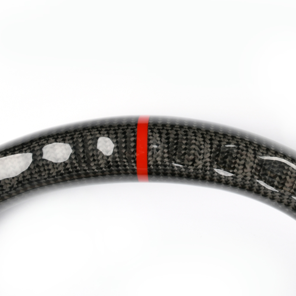 Modified car steering wheel leather and carbon fiber material movement design GT model