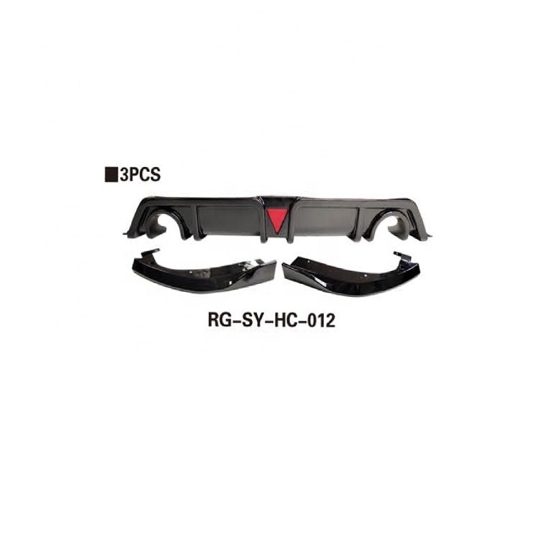 Tiypeo High Quality Automotive Rear Diffuser ABS Automotive Rear Bumper Lip Suitable for Honda Civic