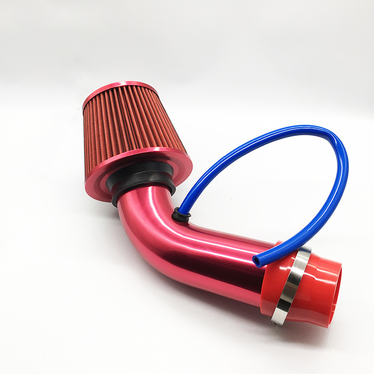 Cross-border hot car fittings large flow air intake mushroom head set aluminum alloy air intake pipe air filter set