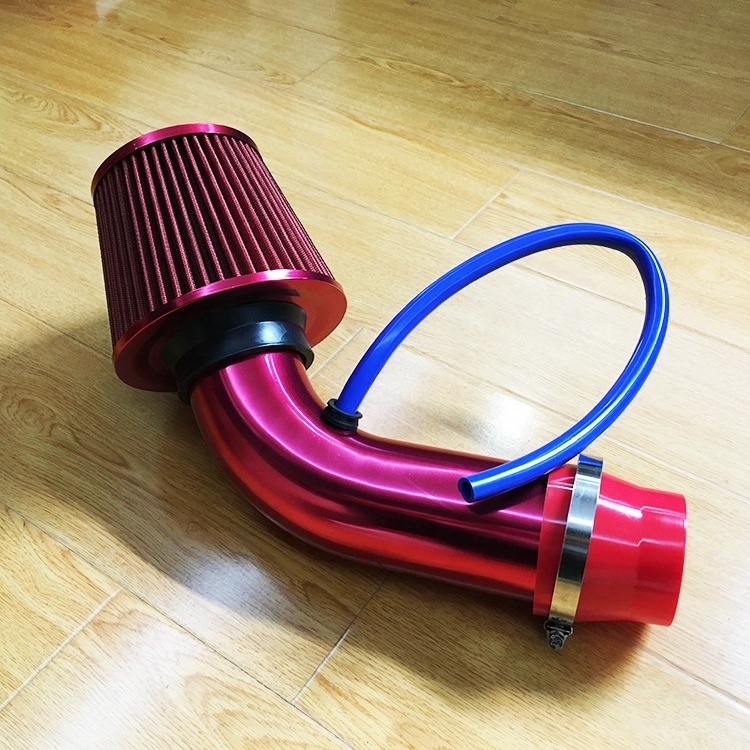 Cross-border hot car fittings large flow air intake mushroom head set aluminum alloy air intake pipe air filter set