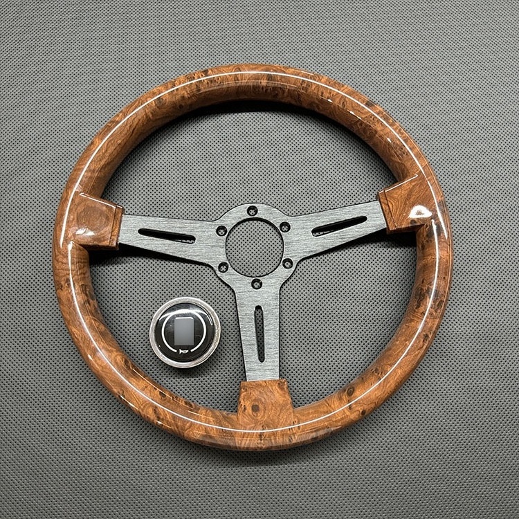 New ABS 350mm wood grain steering wheel car retrofit high-quality steering wheel