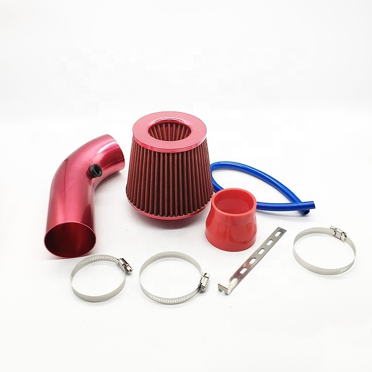 Cross-border hot car fittings large flow air intake mushroom head set aluminum alloy air intake pipe air filter set