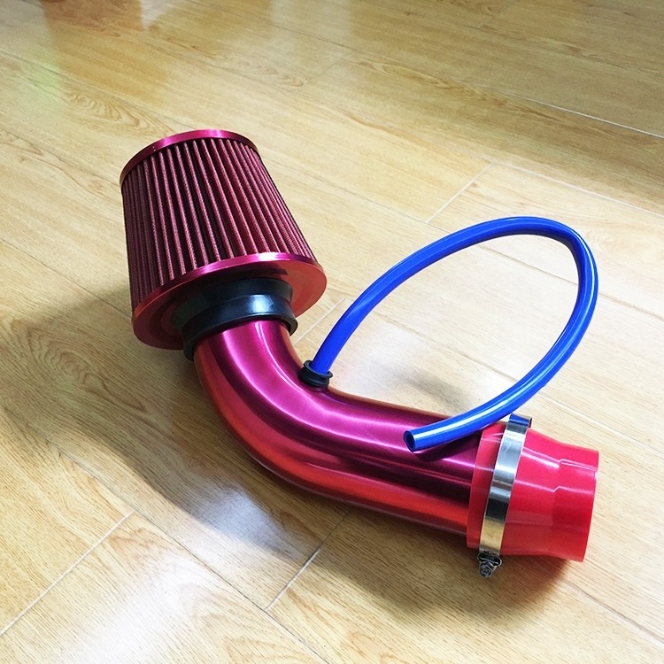 Cross-border hot car fittings large flow air intake mushroom head set aluminum alloy air intake pipe air filter set