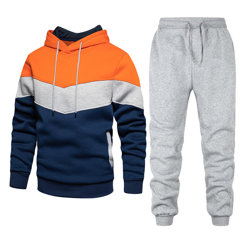 2024 New Season European National Football Tracksuit Customize Distressed Logo Tracksuits Heavy Weight Cotton Cropped Tracksuit