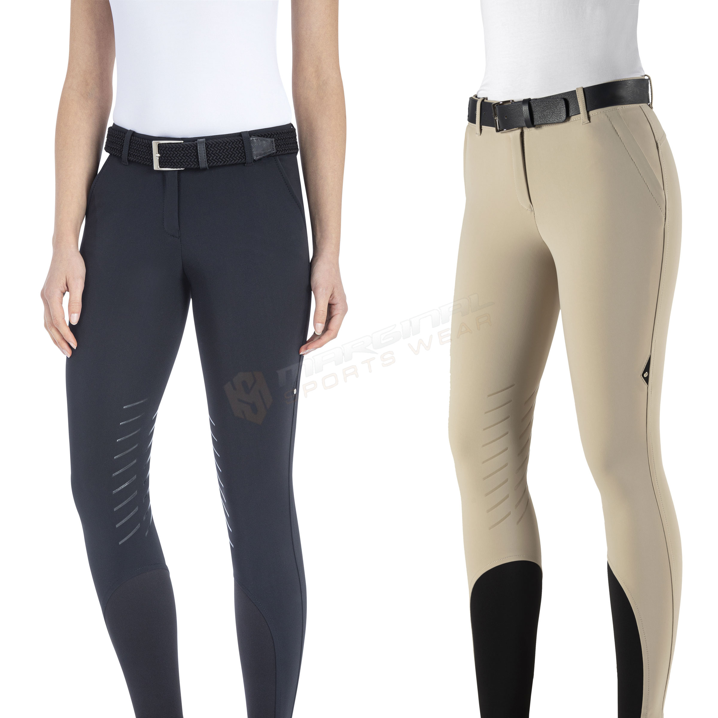 Wholesale Equestrian Clothing Full Seat Silicon Printing Horse Riding Pants Legging Women Breeches Jodhpurs