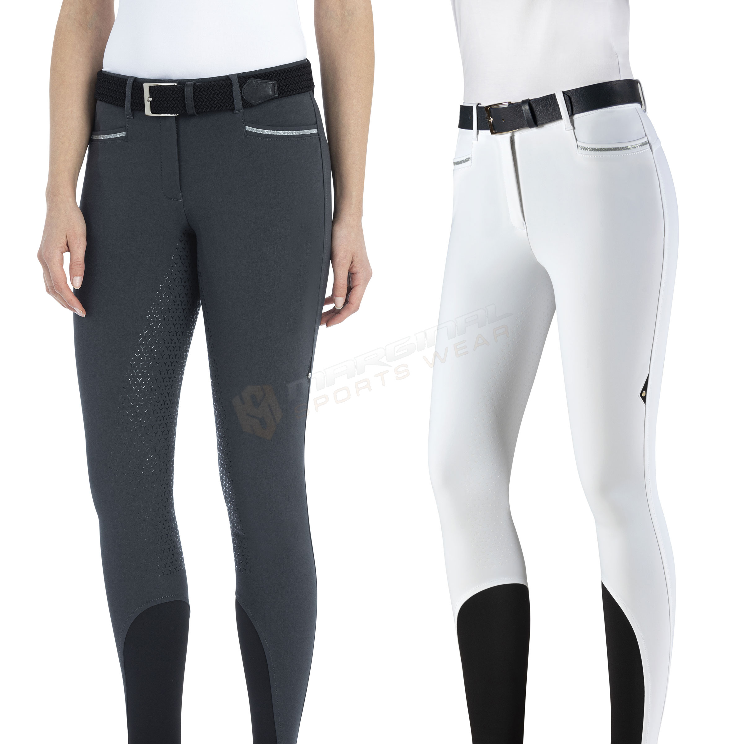 Wholesale Equestrian Clothing Full Seat Silicon Printing Horse Riding Pants Legging Women Breeches Jodhpurs