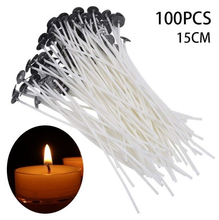 The factory make Wax-coated Natural Braided Cotton Wick Plam Sand Wax Wedding Candle Wick Smokeless Luxury Candle Wicks for Cand