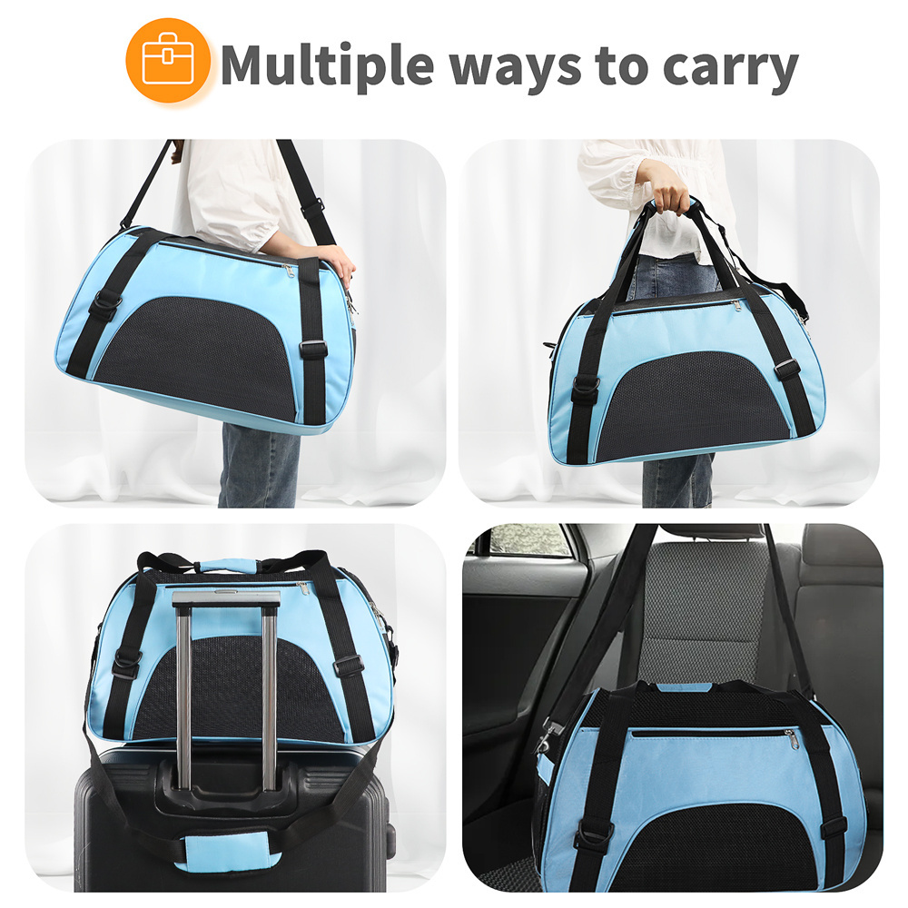 Pets' Travel Bag Durable Cat Bag Foldable Pet Cages Cat Carrier For Travel