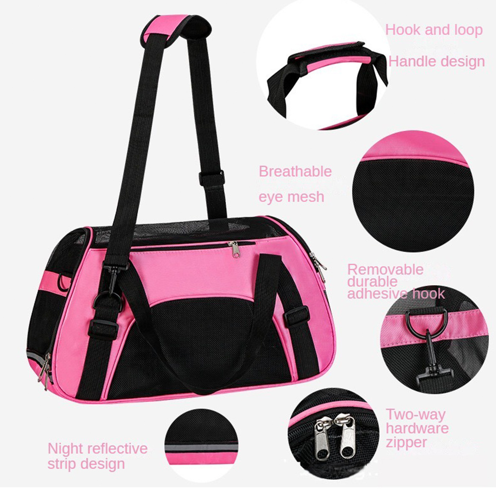 TIZE Airline Approved Foldable Portable Soft Pet Carrier Travel Bag