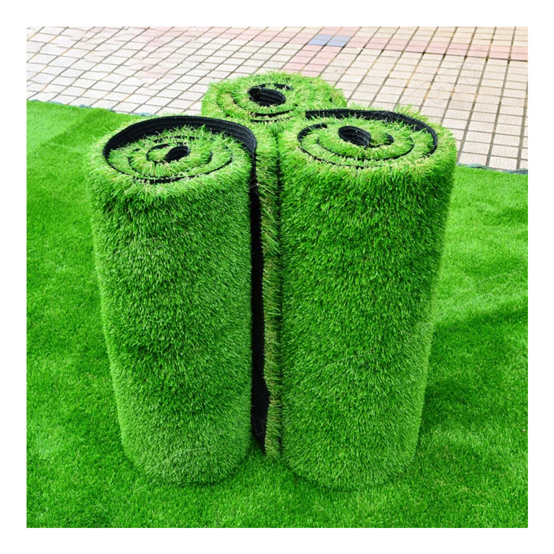 Tizen Realistic Faux Turf Rug Soccer Field Sports Flooring Lawn Artificial Grass