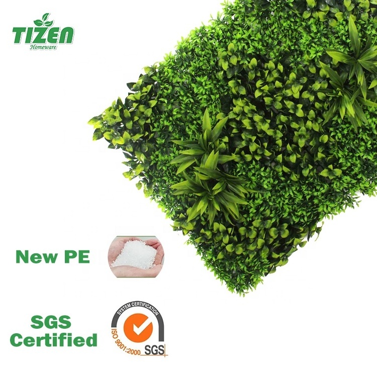 Tizen Factory Wholesale Bedroom Decor High Quality Green Grass Decoration For Indoor Plant Wall