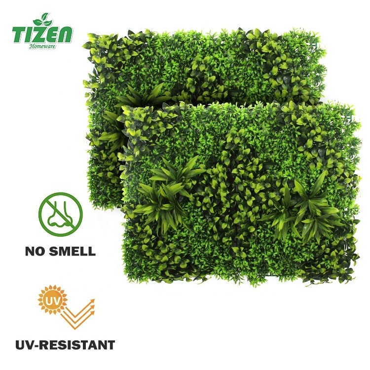 Tizen Factory Wholesale Bedroom Decor High Quality Green Grass Decoration For Indoor Plant Wall