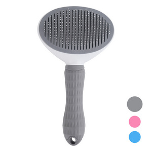 Pet Grooming Cat Deshedding Brush Self Clean Pet Dog Massaging Brush For  Short and Long Hair Animal