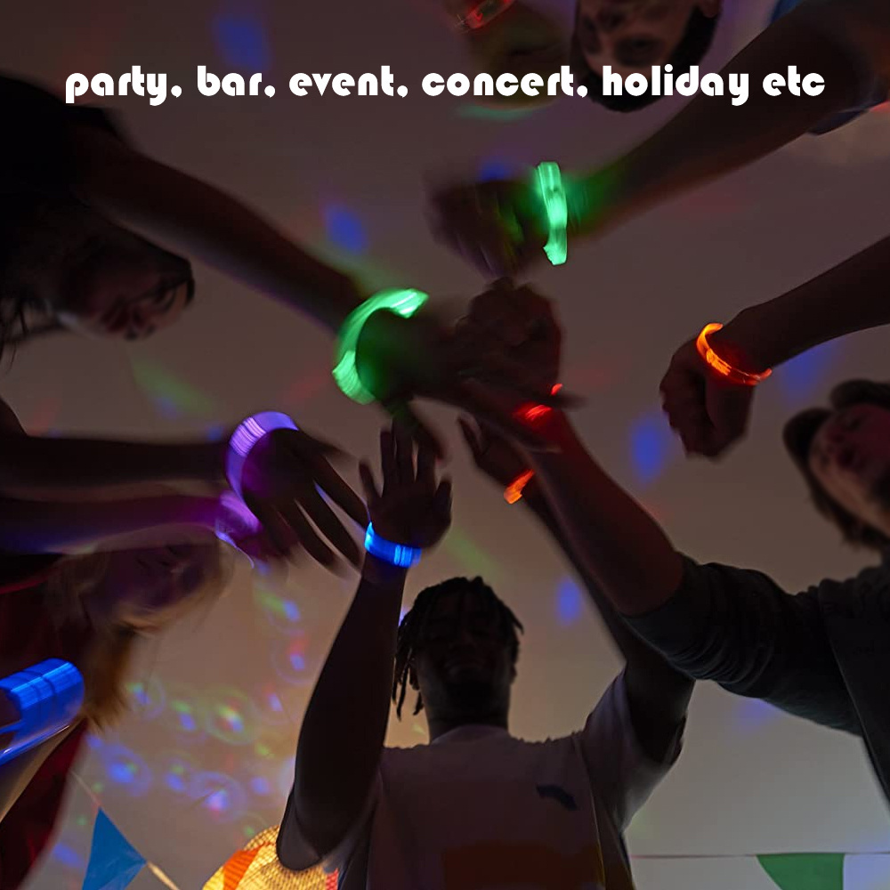 Party Decorations Glow Led Bracelet Light Up Wristband