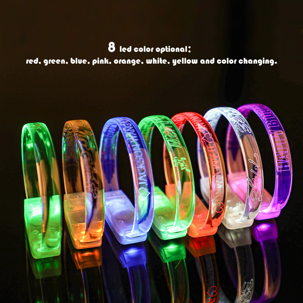 Party Decorations Glow Led Bracelet Light Up Wristband