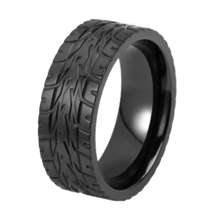 ZIRCONIUM Ring Titanium Wed Band Mens MEN'S custom Manufacturer ring tungsten carbide stainless steel black Tantalum for men