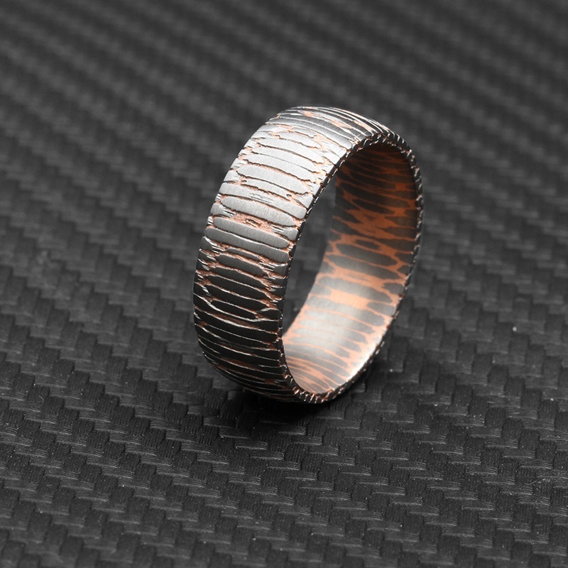 TIZTI Men's Niobium Titanium Superconductor Ring Quality Luxury Etched Man Fashion jewelry Custom Copper Superconductor Ring Men