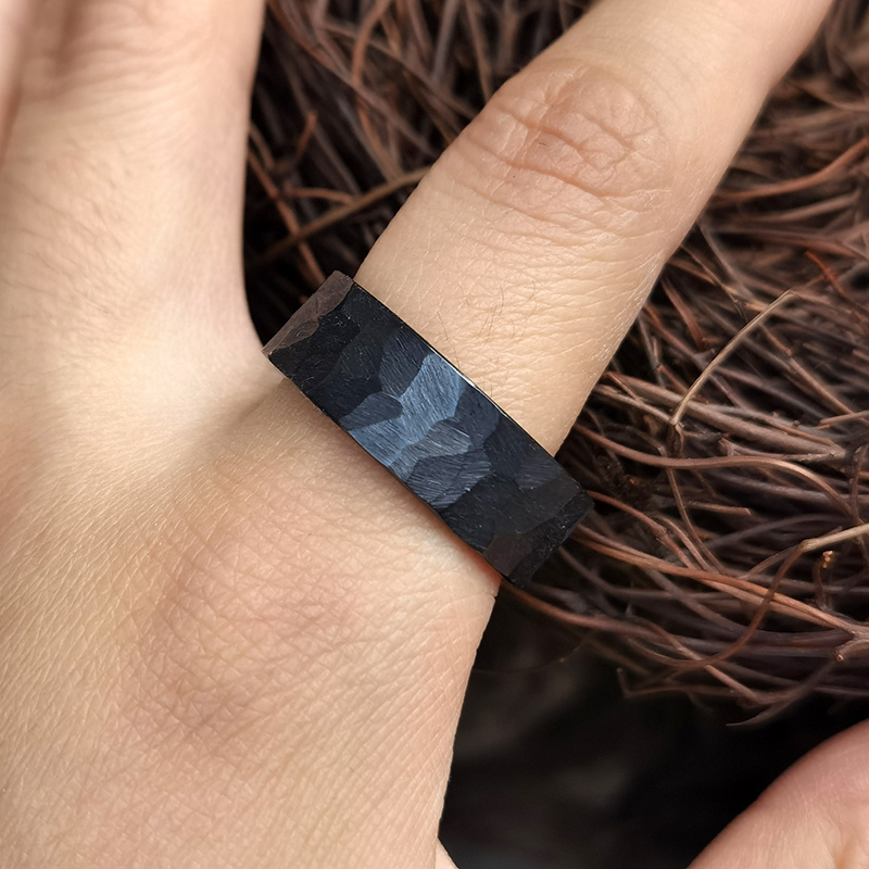 OEM black Zirconium ring manufacturer OEM men's Fashion Jewellery Wholesale mens custom Ring Vintage fine Jewelry rings for men