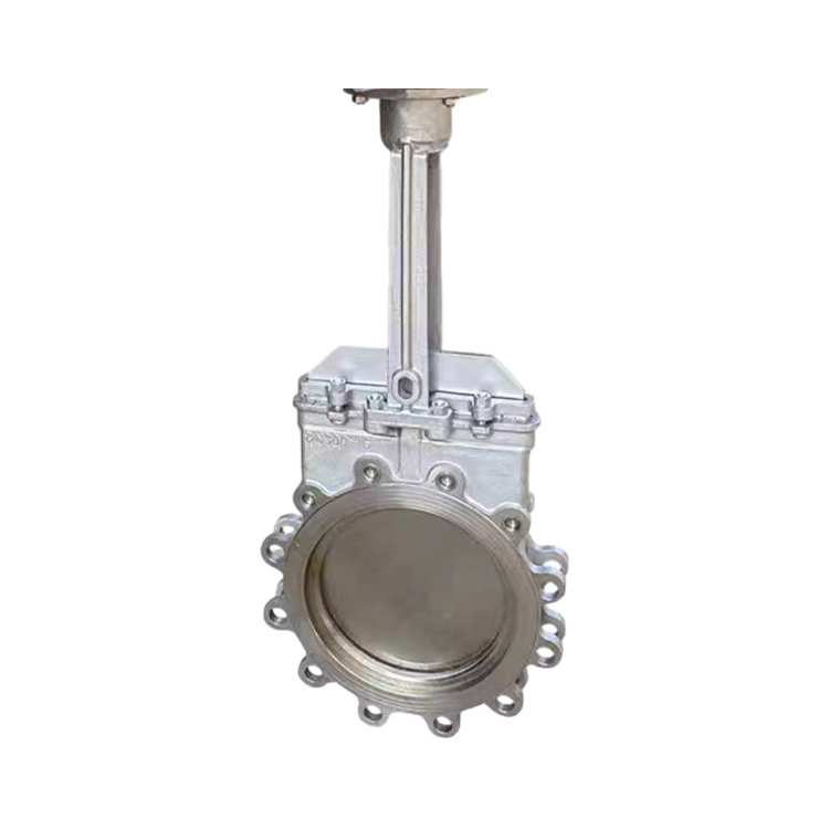 DMZ73X-10R DMZ73H-10R DMZ73F-10R cf8m stainless steel manual gas knife gate valve