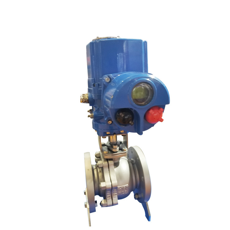 dn50 electric stainless steel ball valve metal seal ball valve