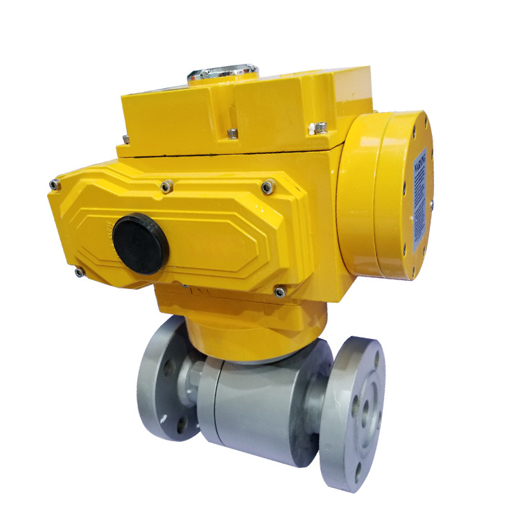 dn50 electric stainless steel ball valve metal seal ball valve