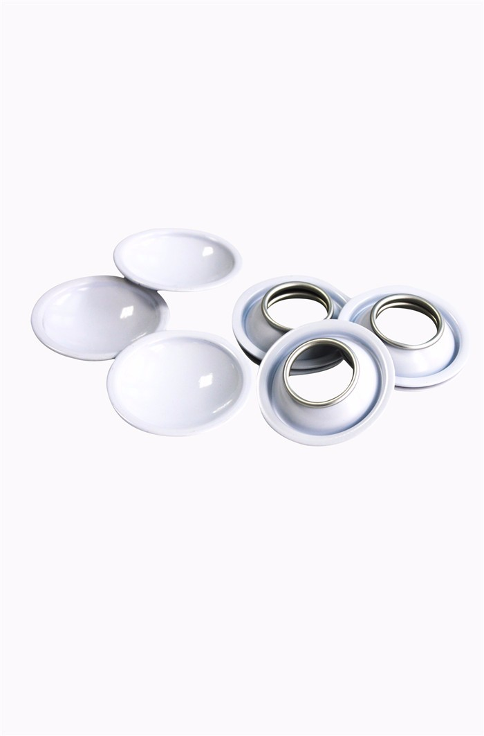 Hot Sale 52mm 57mm 60mm 65mm 70mm Plastic Water Bottles Metal Cover White Bottle Stopper Tinplate Carbon Box Caps Bottles HB T/T