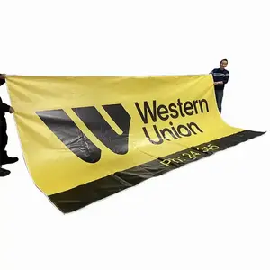 Advertising Promotion Custom Logo Mesh Vinyl For Flag Banner Custom Printing Banner Outdoor Pvc Vinyl Banner