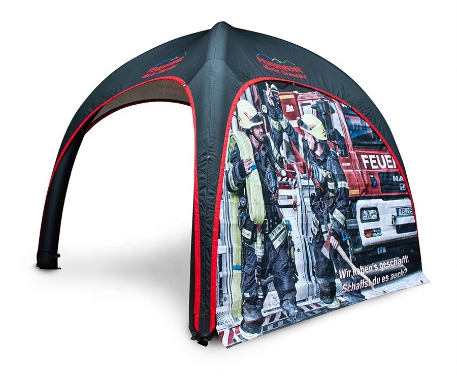 Outdoor promotional event sport custom digital advertising trade show air sky print canopy marquee gazebo inflatable tent