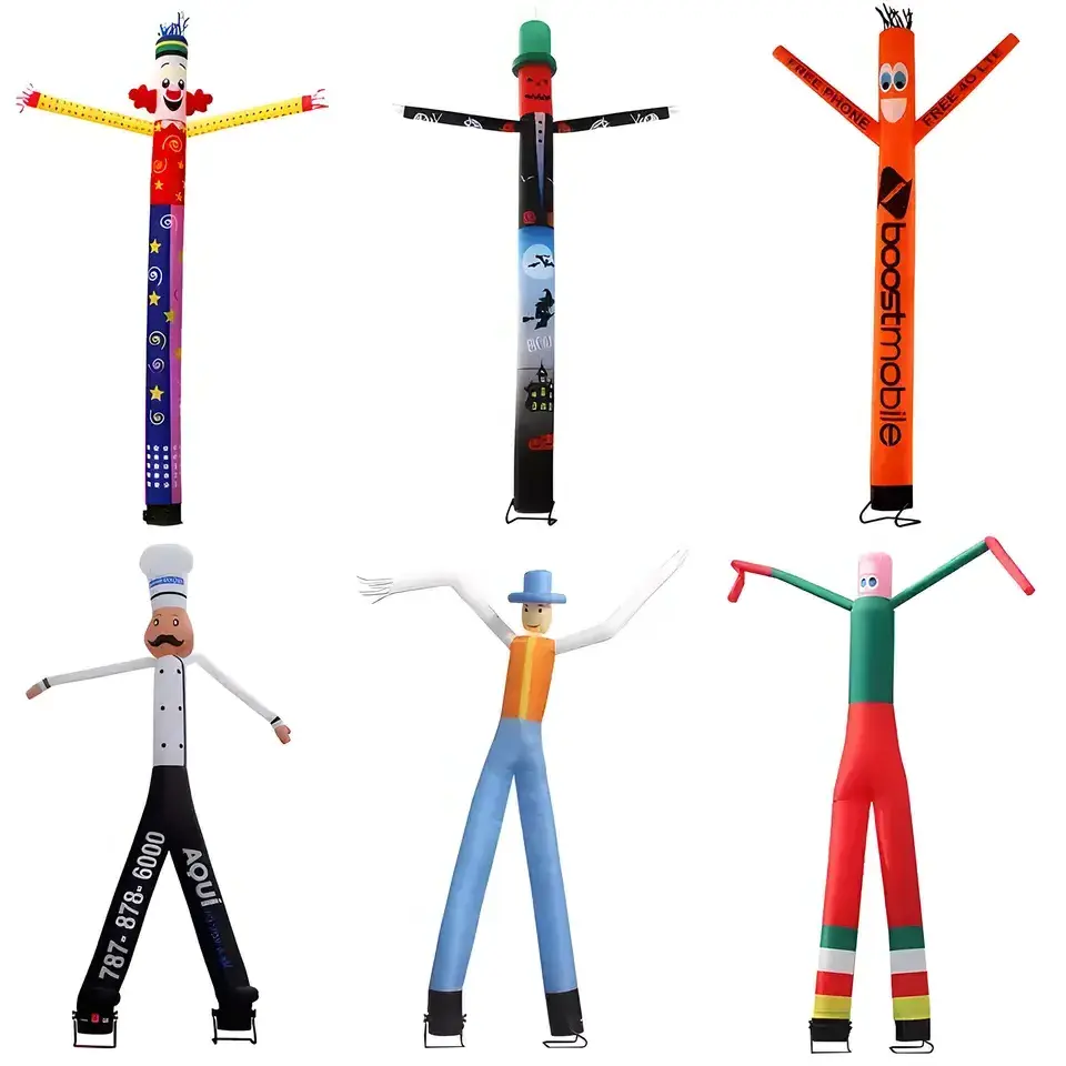 Custom Made Air Dancer Yellow Sky Dancers Wacky Waving Inflatable monkey Tube jesus sky Guy for advertising