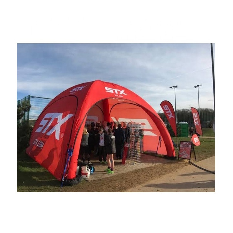 Outdoor promotional event sport custom digital advertising trade show air sky print canopy marquee gazebo inflatable tent