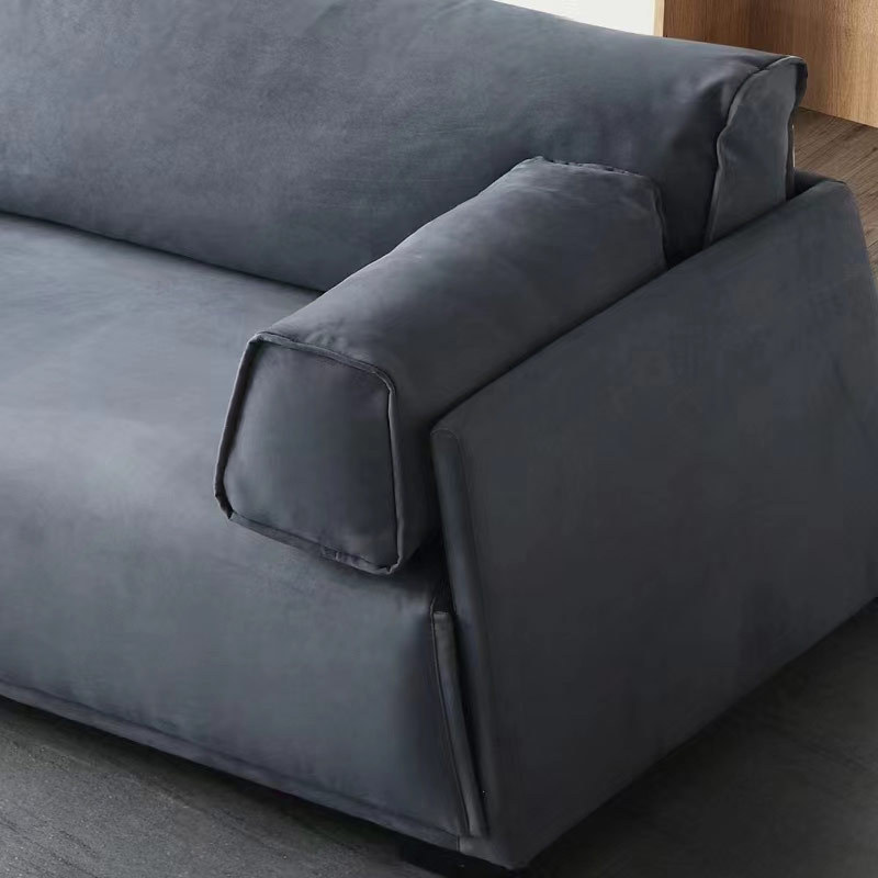 High Quality Leisure Home Office Living Room Furniture Modern Fabric Leather Office Sofa