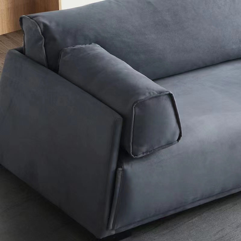 High Quality Leisure Home Office Living Room Furniture Modern Fabric Leather Office Sofa