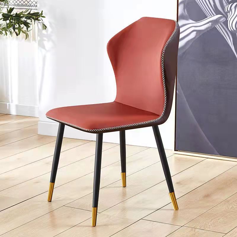 Hot Factory Orange Velvet Weeding Event Dinner Chair Best Selling Style Chairs Modern Restaurant Cafe Furniture Chair