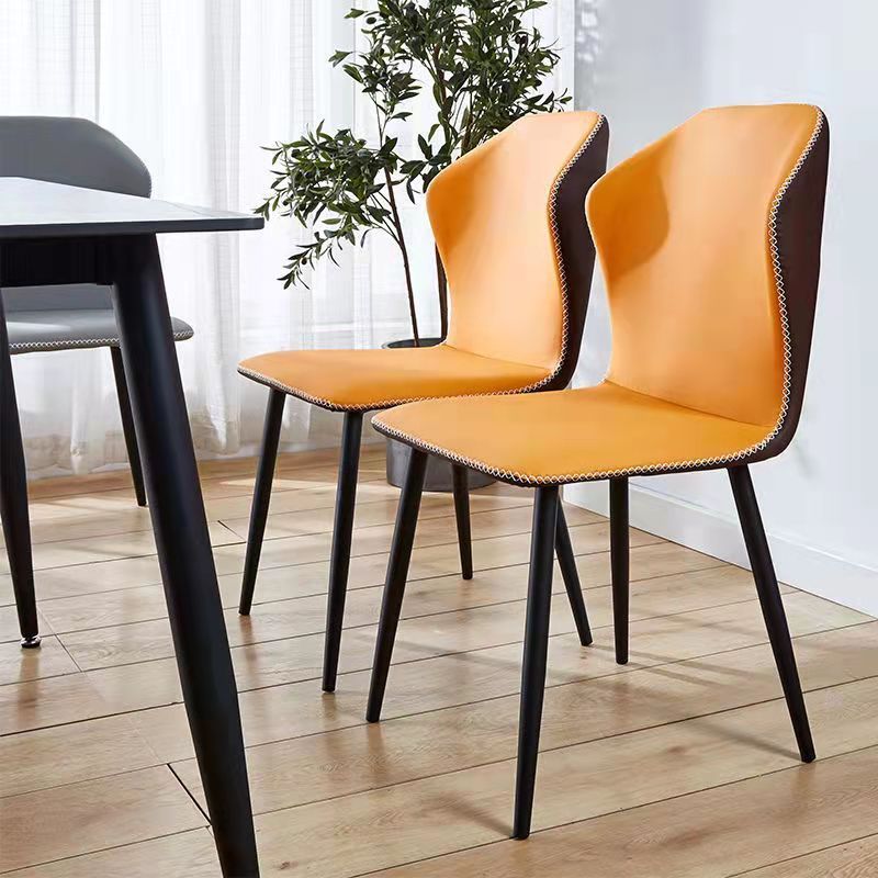 Hot Factory Orange Velvet Weeding Event Dinner Chair Best Selling Style Chairs Modern Restaurant Cafe Furniture Chair