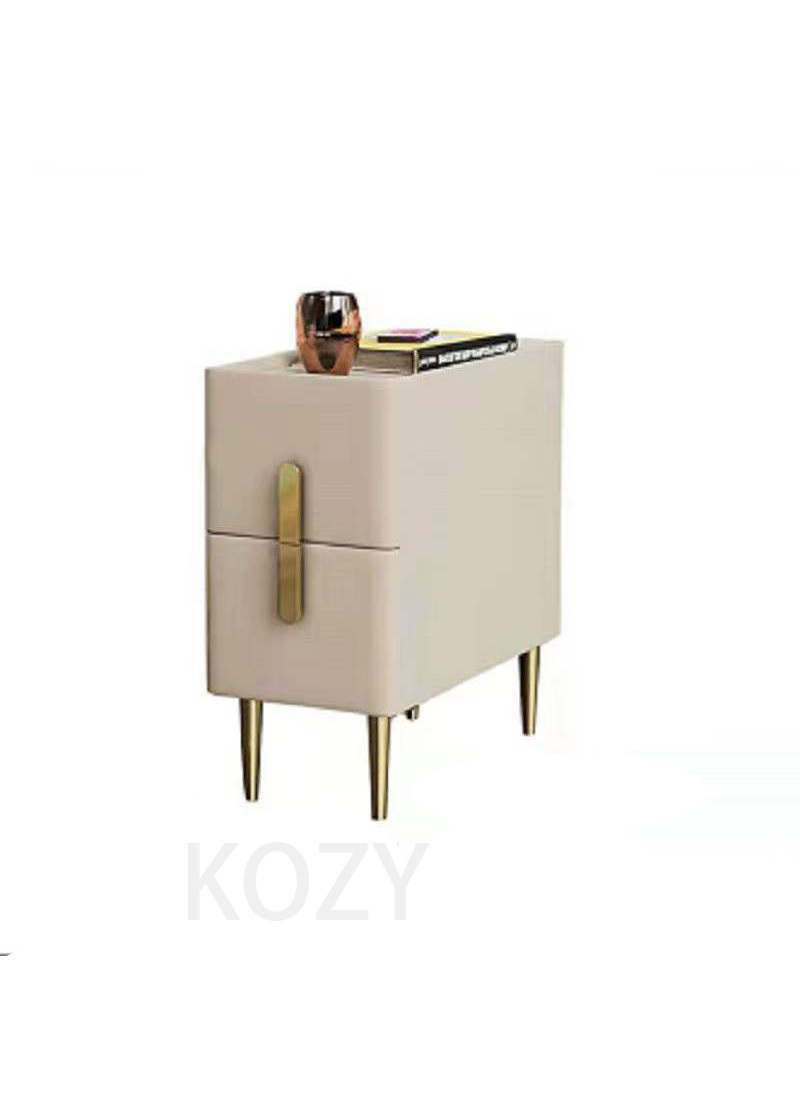 Small size little space bedside table iron gold plating legs with two small drawers rectangular mini nightstands bathroom table