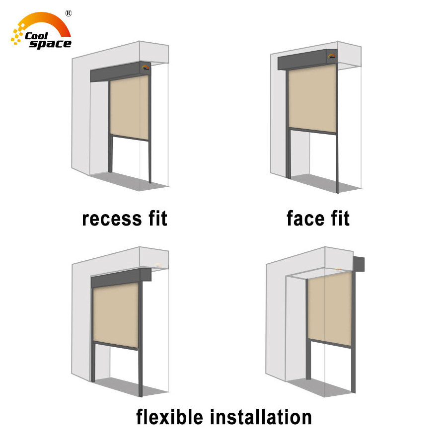 Zip track Motorized insect screen with customized sizes for bug screen