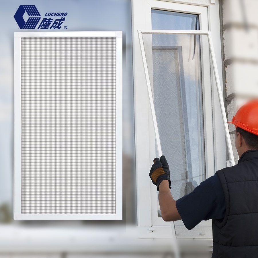 DIY fly screen window easy fit  aluminum frame insect screen window