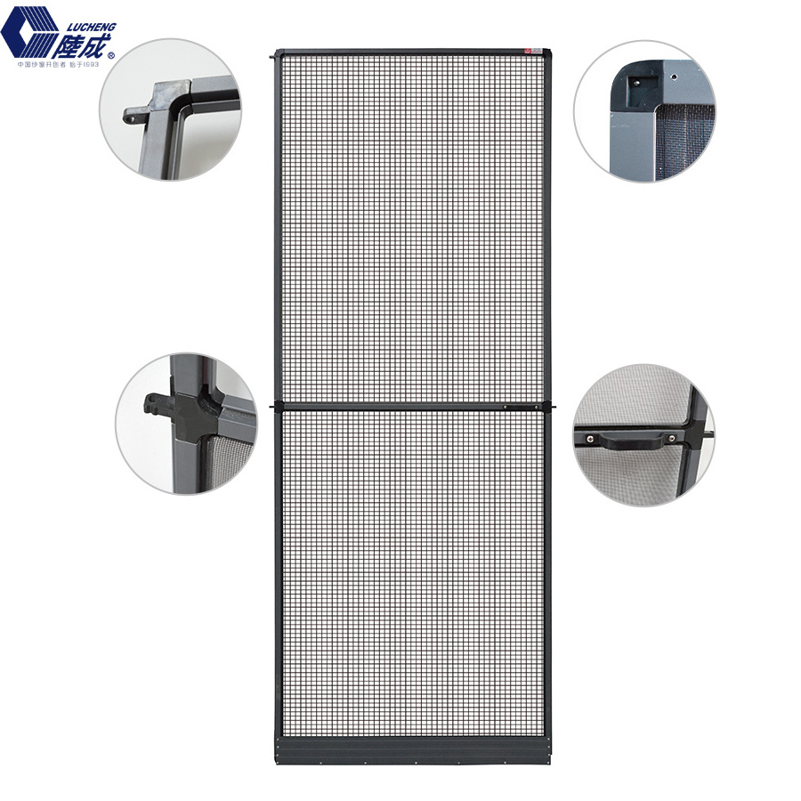 CE certificate mosquito net door with aluminum frame fly screen