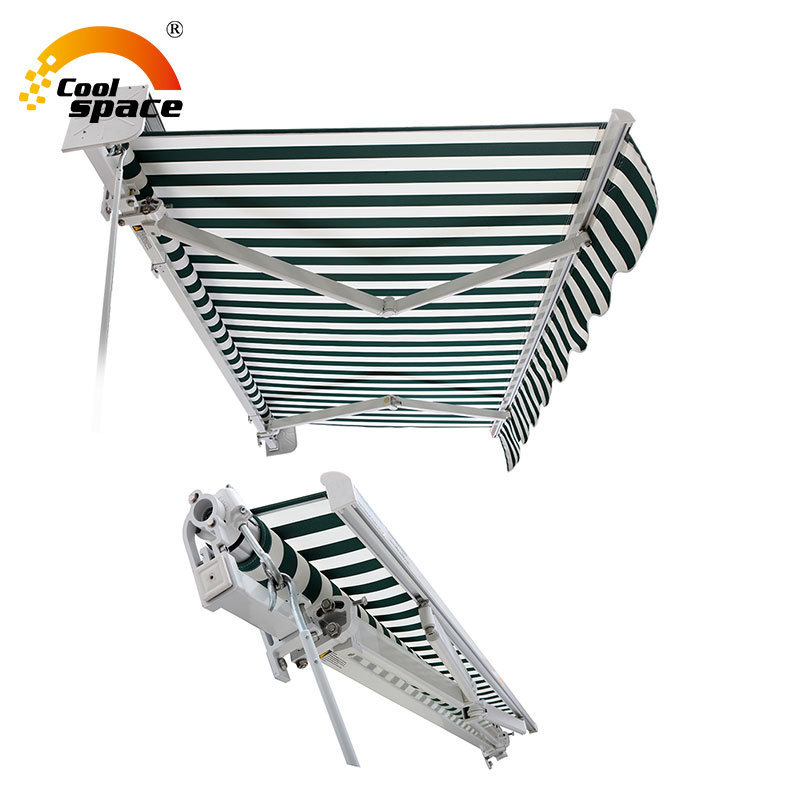 Folding Arm Awning waterproof retractable motorized awning outdoor with wide 2m 3m 4m 5m full sizes