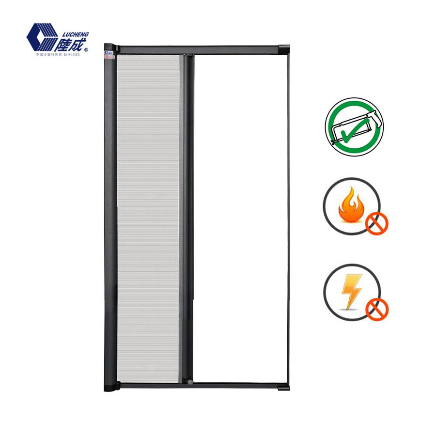 LUCHENG Industrial retractable door Insect Screen for door