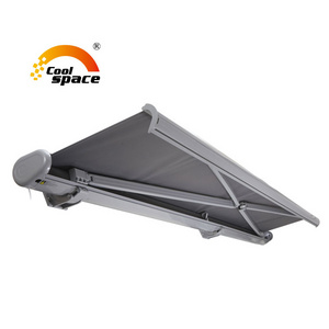 Aluminum folding arm awning motorized retractable awnings full cassette awning 4x3m 5x3m 4x2m 3x2m