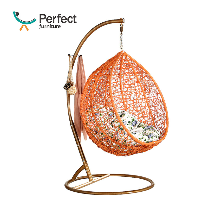 Nordic Style Round Hammock Safety Hanging Hammock Chair Swing Rope Outdoor Indoor Hanging Chair Garden Seat For Child Adult