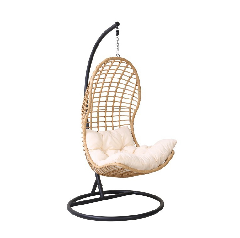 Leisure kindergarten playard egg hanging garden swing moon chair patio swings