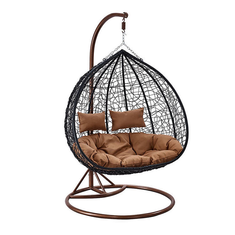 High Quality Modern Outdoor Hanging Hammock Stand Set Furniture with Cushion Egg Swing Hanging Chair jhula for all people