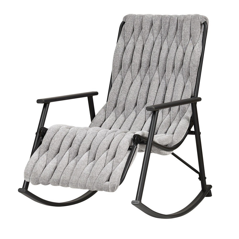 swing for adults outdoor rattan seat steel folding chairs outdoor furniture rocking beach chair