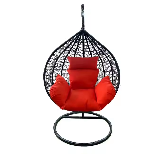 Outdoor furniture Hanging chair Outdoor rattan swing patio swings with garden swing chair